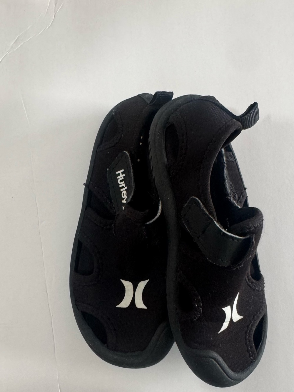 Hurley Kids Black Water Shoes with White Logo